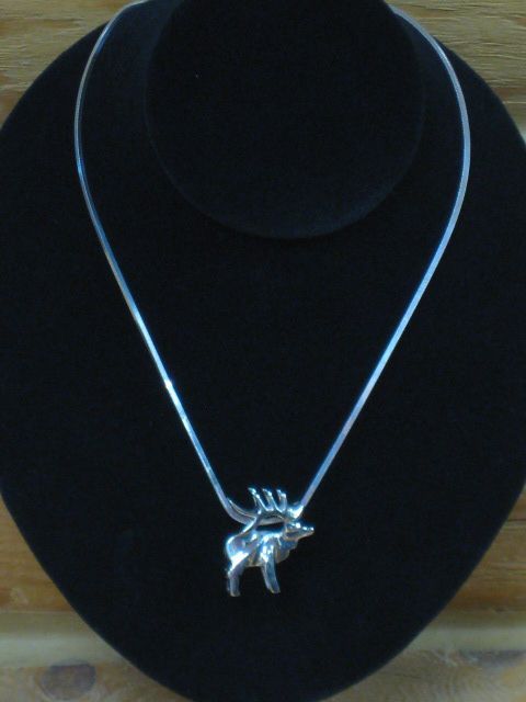 Royal Bull Elk Pendant