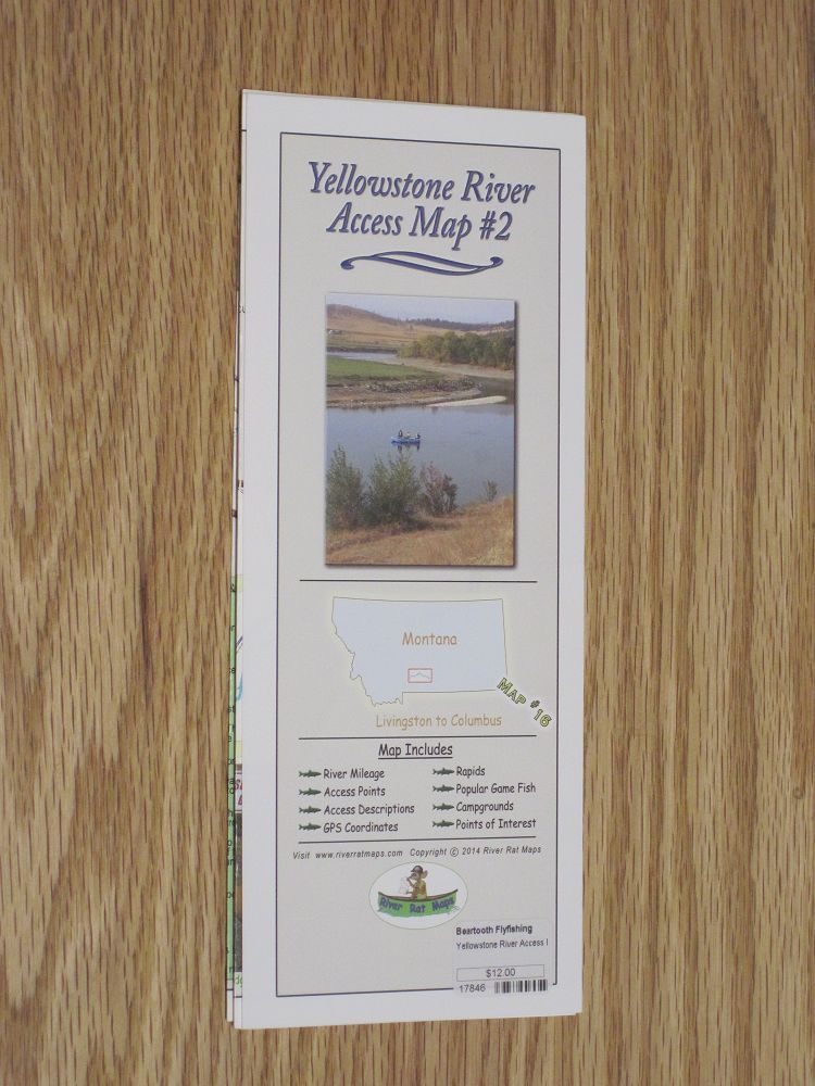 Yellowstone #2River Access Map