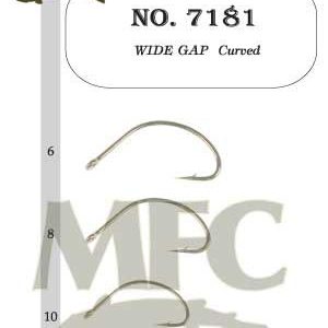#7181 Wide Gap Curved Hook