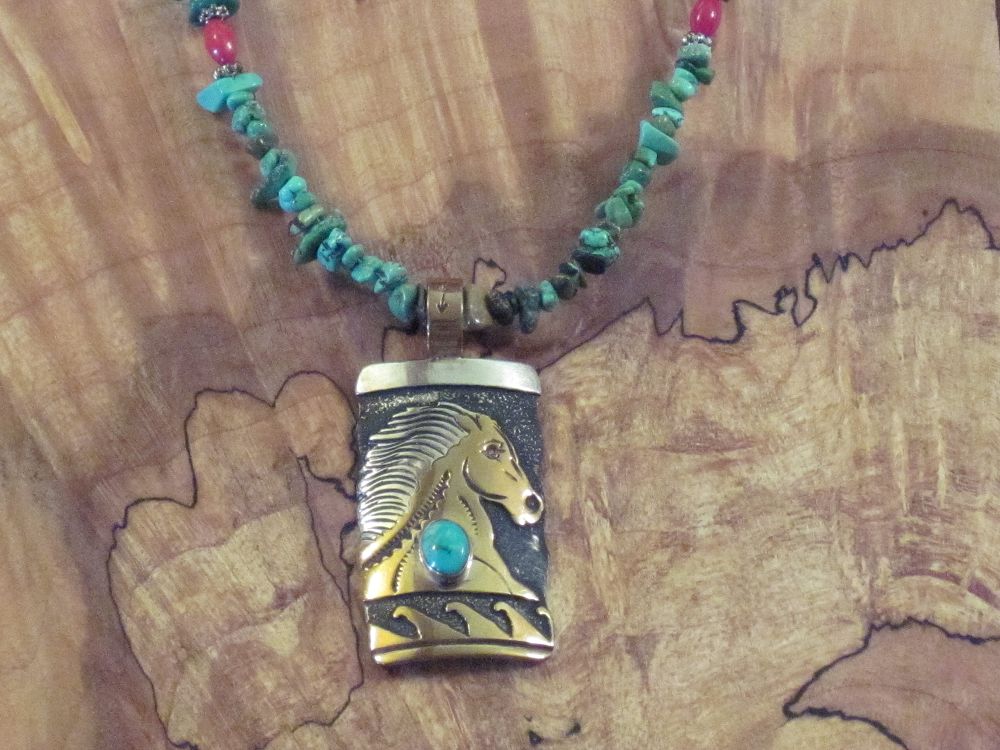 S Begay/C Little Horse Necklace