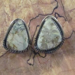 Boulder Turquoise & Silver Post