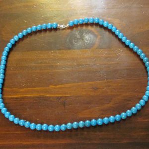 8MM Blue Turquoise Beaded