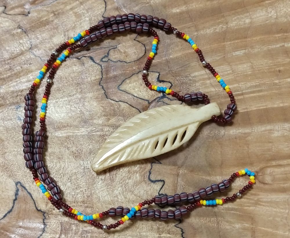 Deborah Lash Feather Necklace