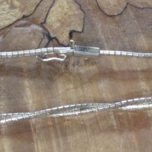 Sterling 2MM Woven Omega