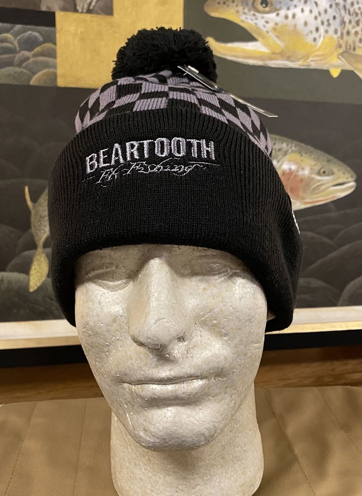 Checker Plaid Cuffed Beanie