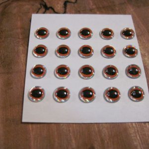 3-D Molded Adhesive Eyes 20Pk